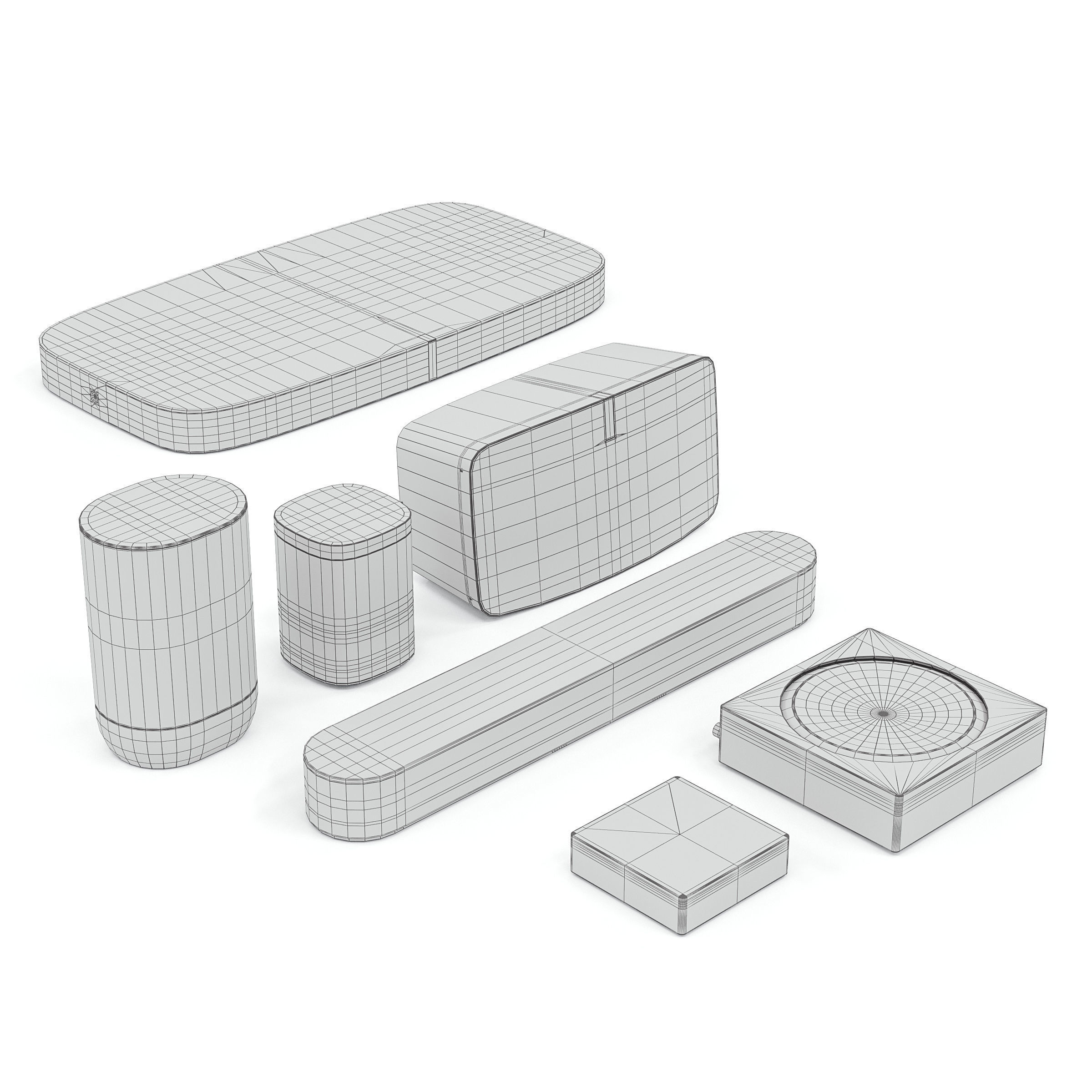 Sonos gen 2 audio system 3D model_11