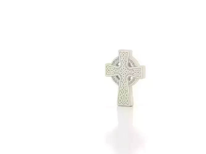 Decorated Celtic Cross  3D model