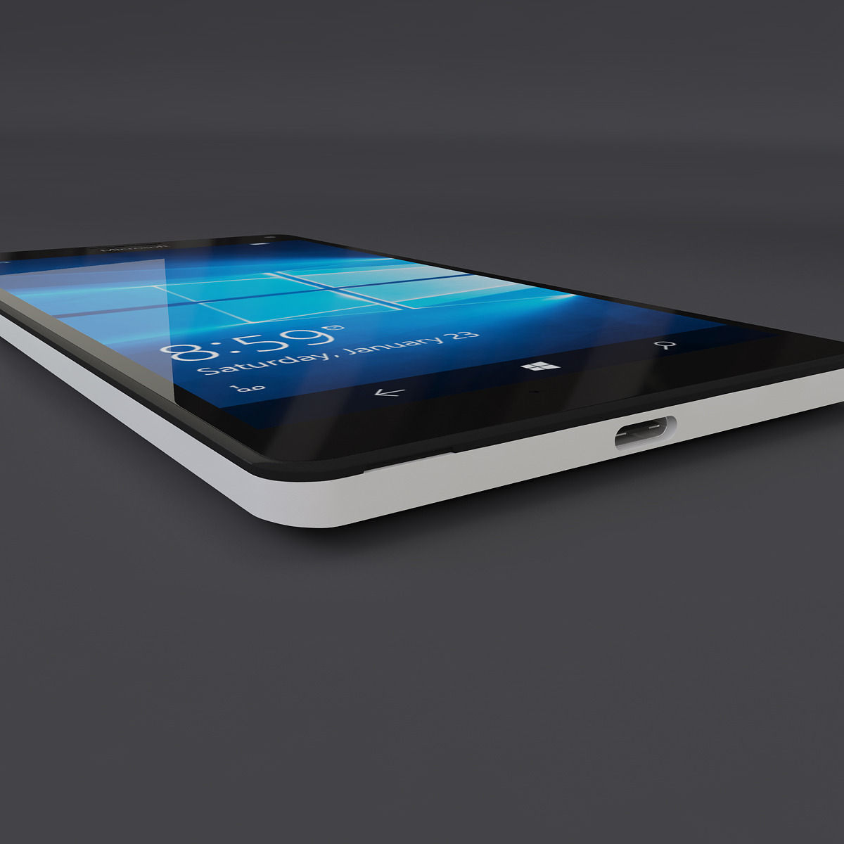 Microsoft Lumia 950 XL White 3D model_20