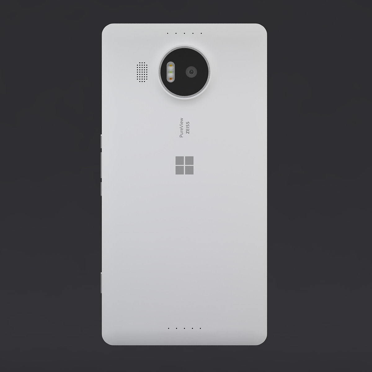Microsoft Lumia 950 XL White 3D model_4