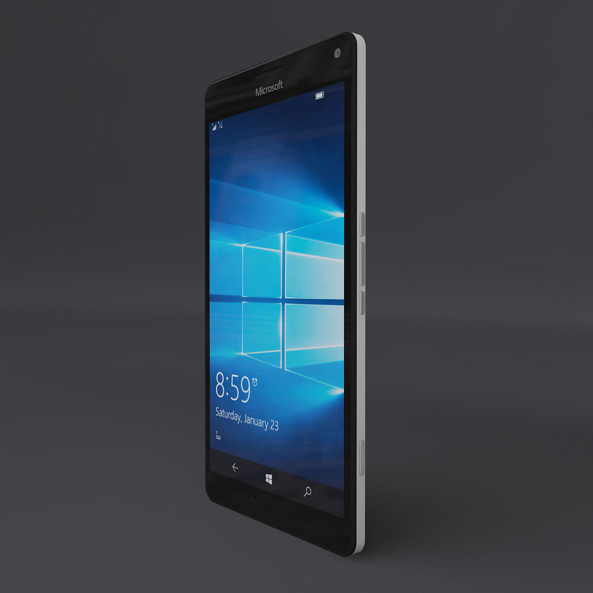 Microsoft Lumia 950 XL White 3D model_12
