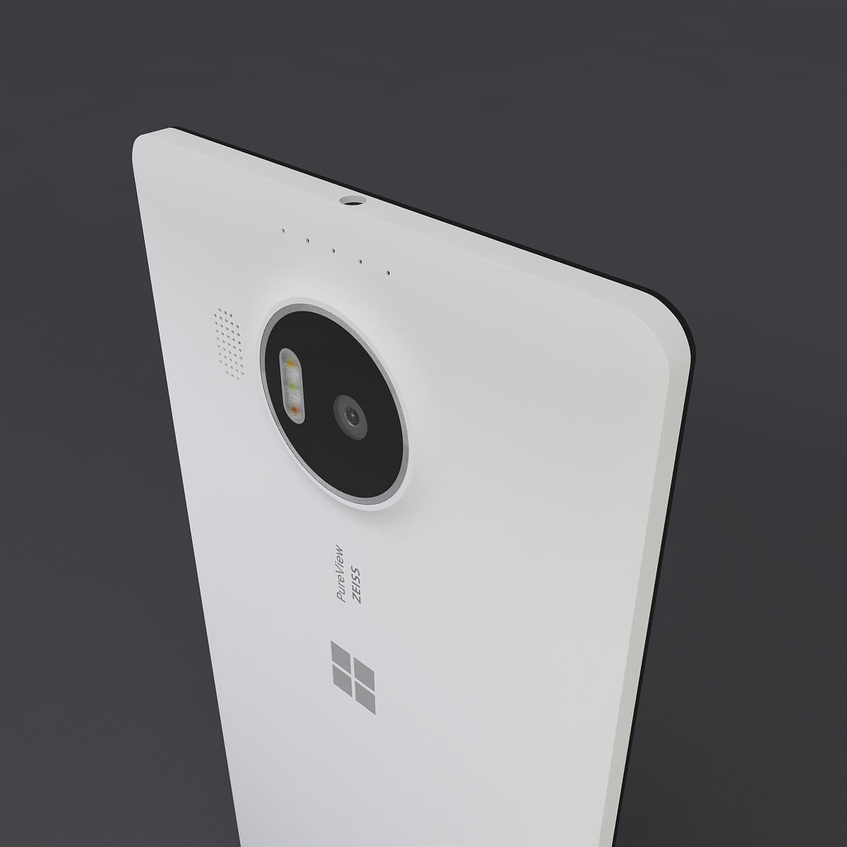 Microsoft Lumia 950 XL White 3D model_5