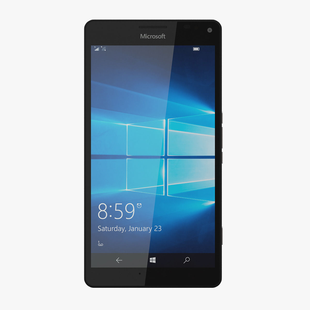 Microsoft Lumia 950 XL White 3D model_1