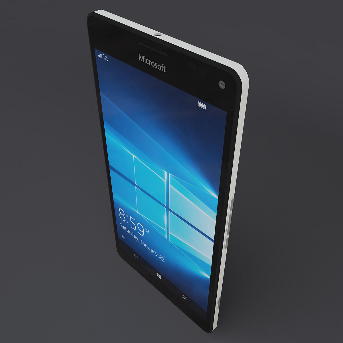 Microsoft Lumia 950 XL White 3D model_16
