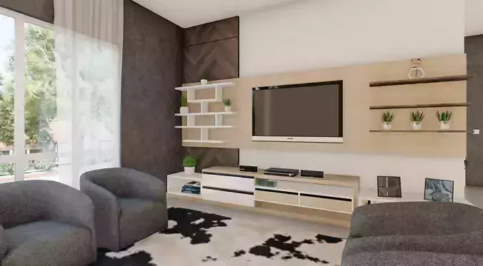 TERRACE HOUSING study and family area