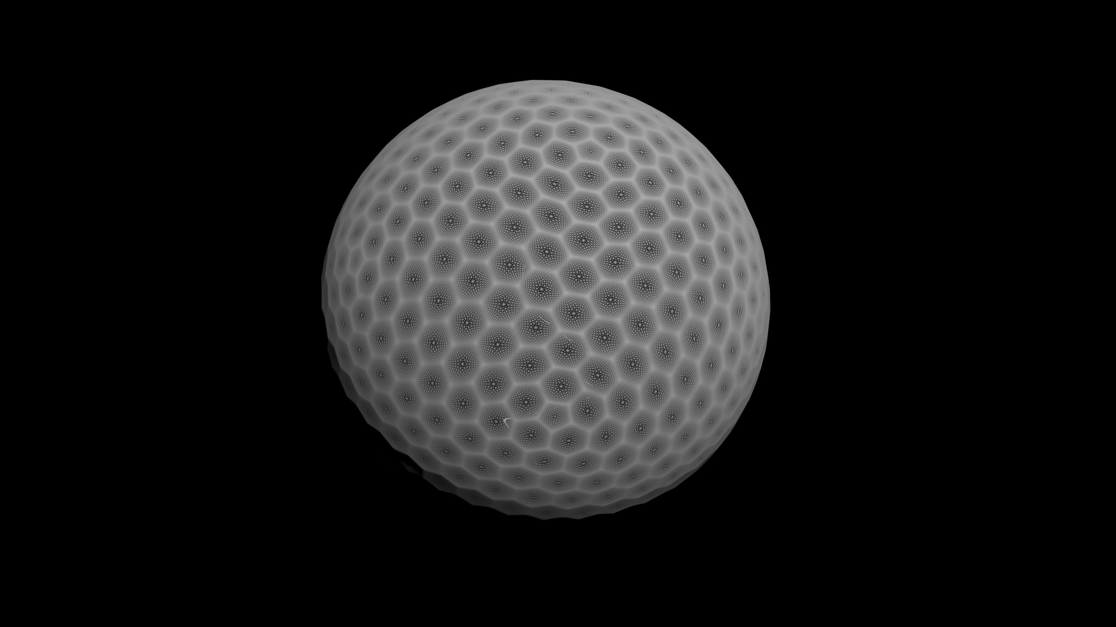 Golf Ball 3D model_4