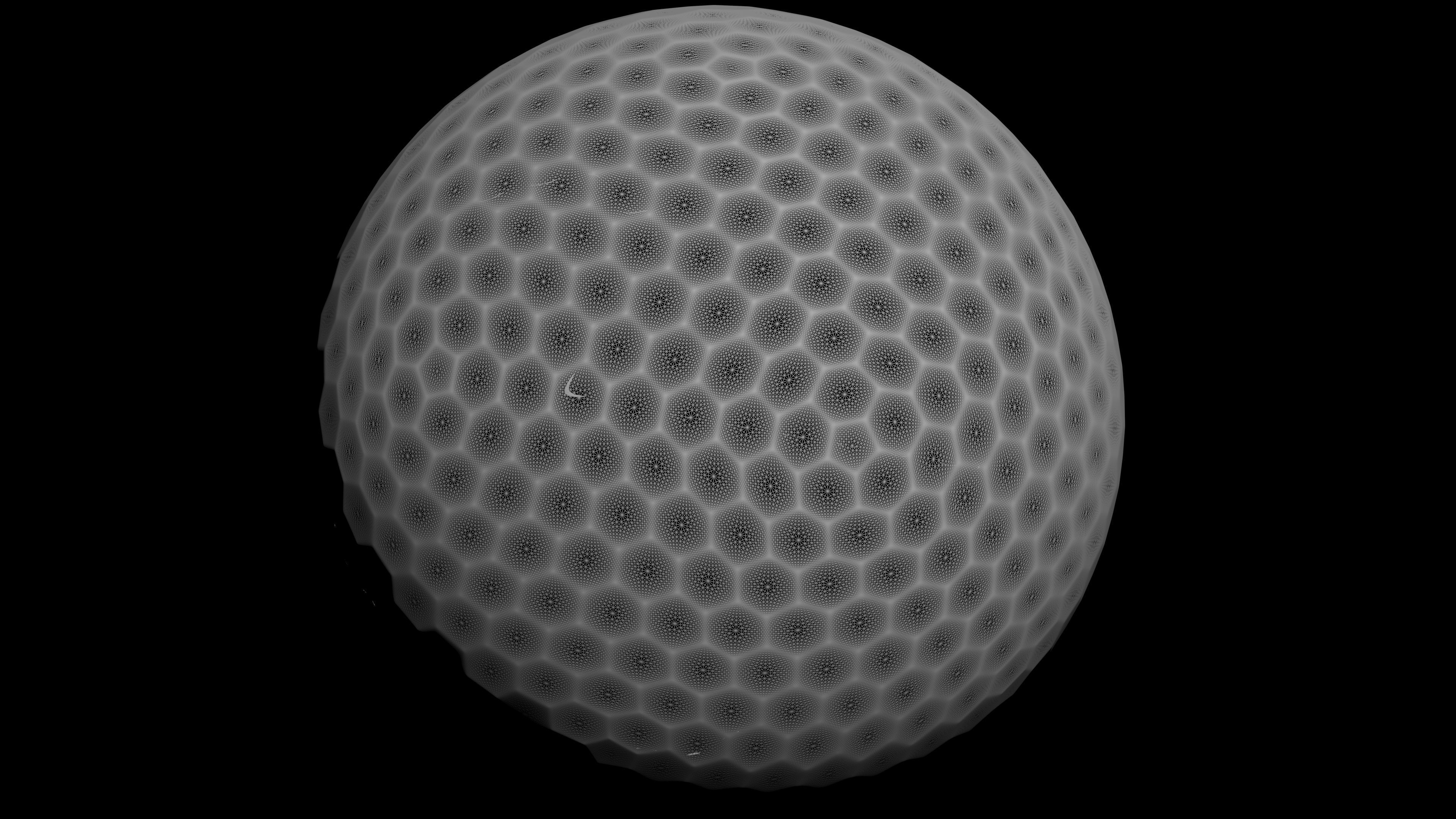 Golf Ball 3D model_5