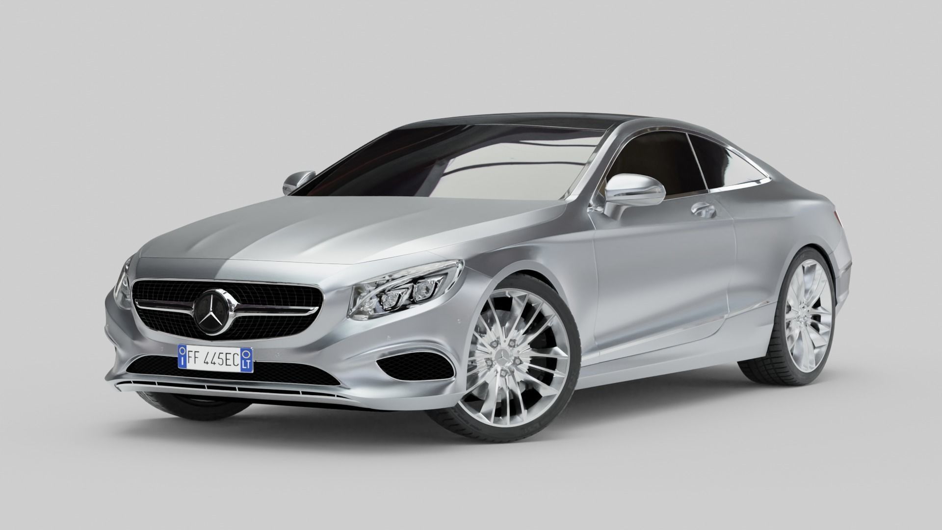 Mercedes-Benz S Class Coupe 2015 3D model_4