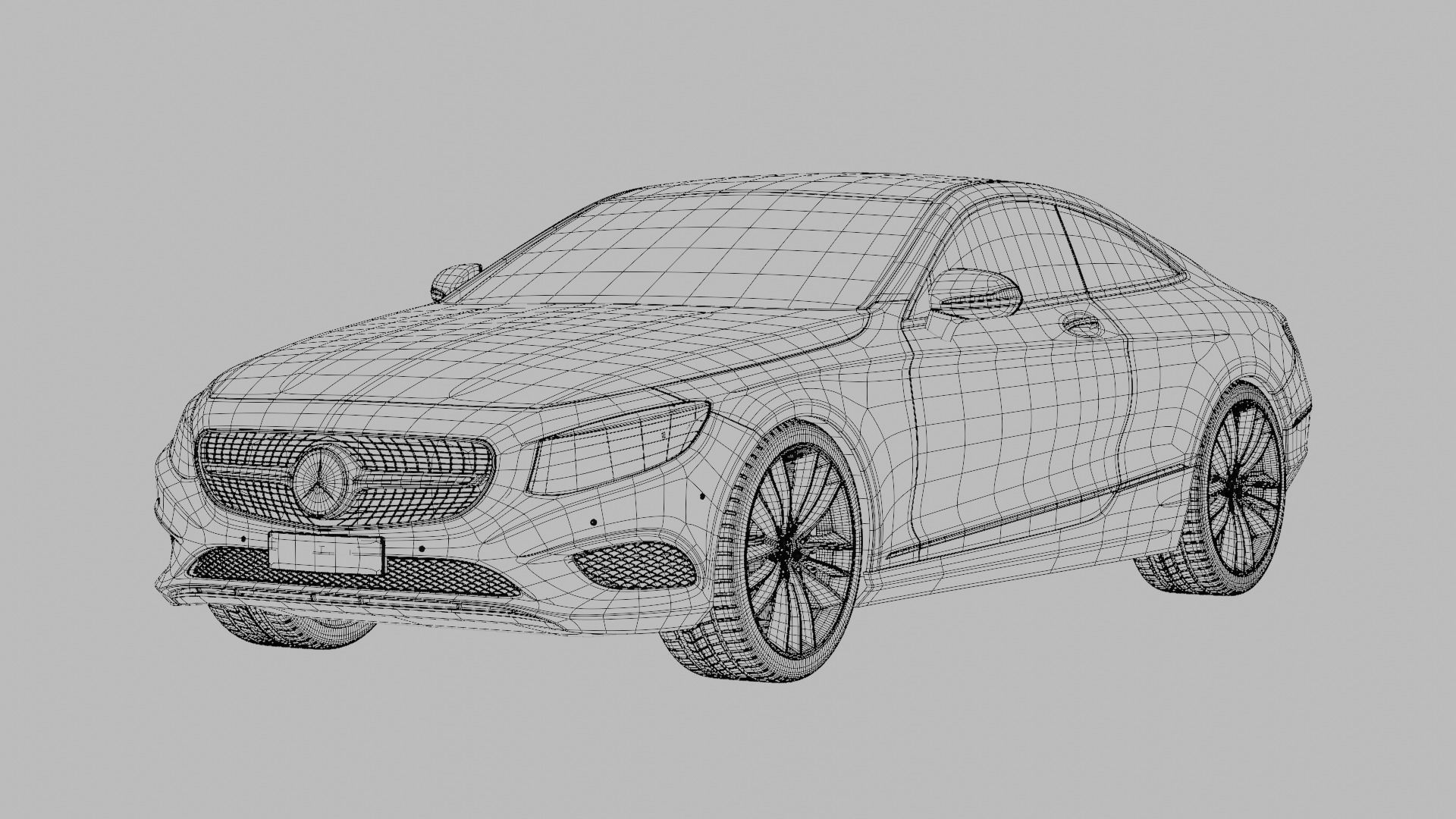 Mercedes-Benz S Class Coupe 2015 3D model_10
