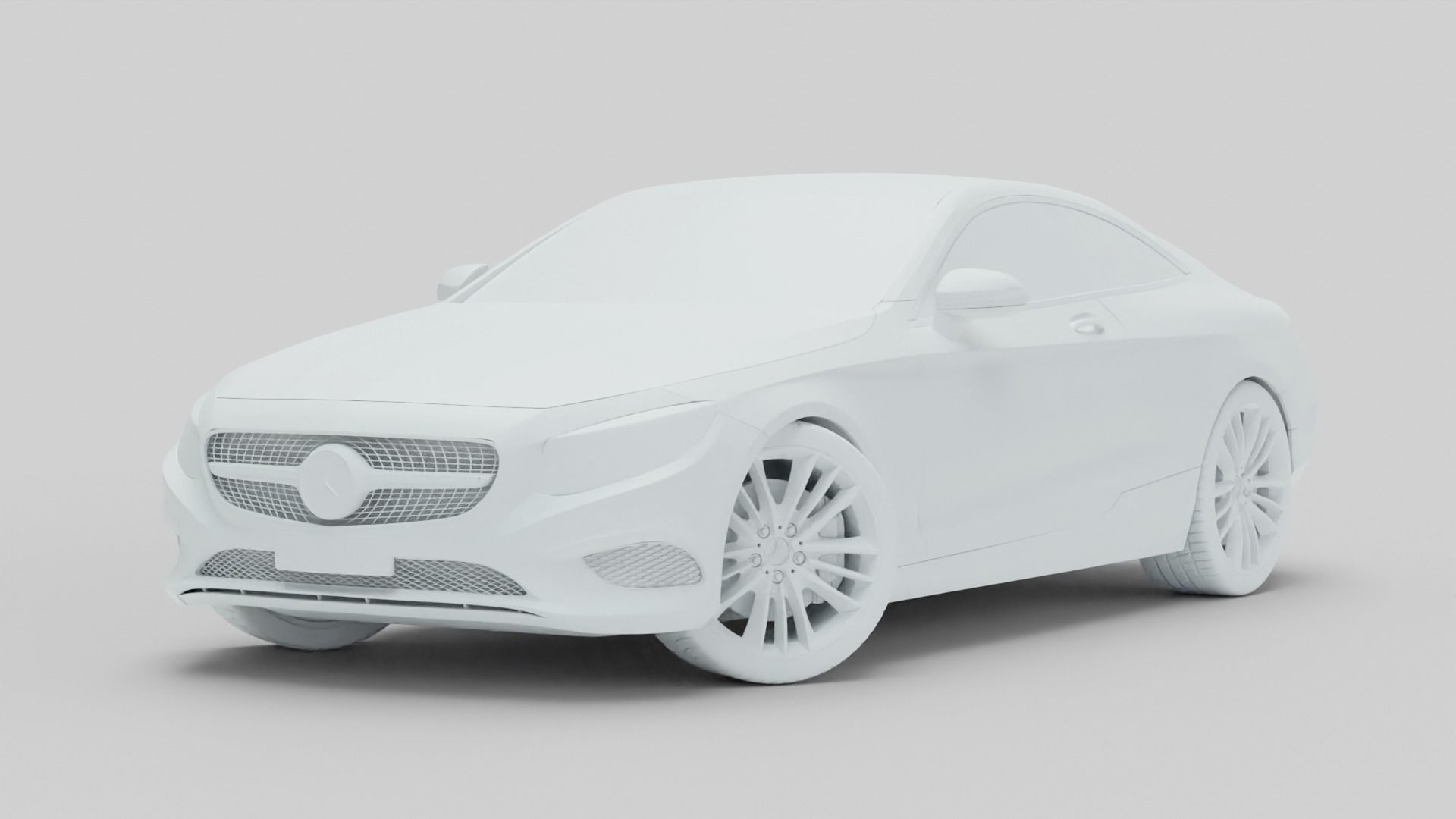 Mercedes-Benz S Class Coupe 2015 3D model_9