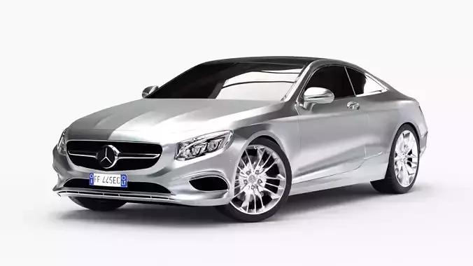 Mercedes-Benz S Class Coupe 2015 3D model