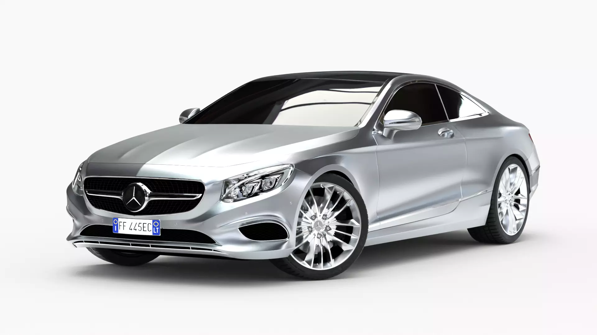 Mercedes-Benz S Class Coupe 2015 3D model_0