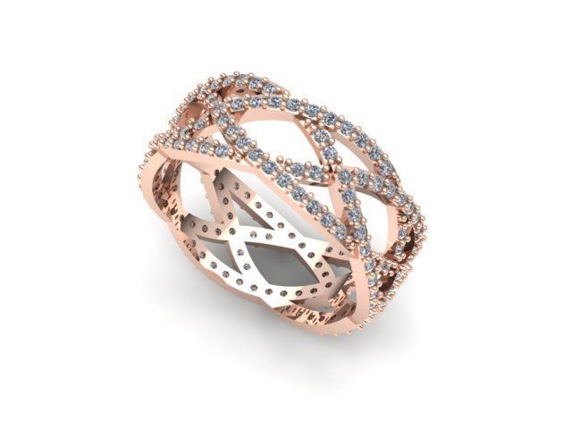 Wedding ring  3D print model_2