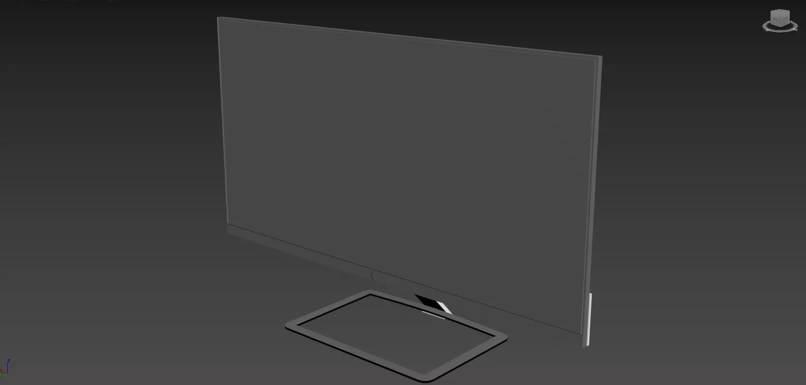 Hp Monitor 22 er 3D model_0