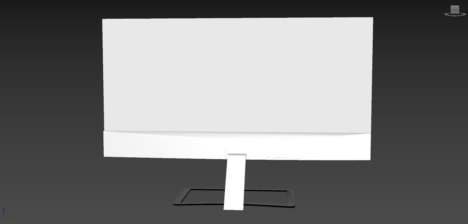 Hp Monitor 22 er 3D model_1