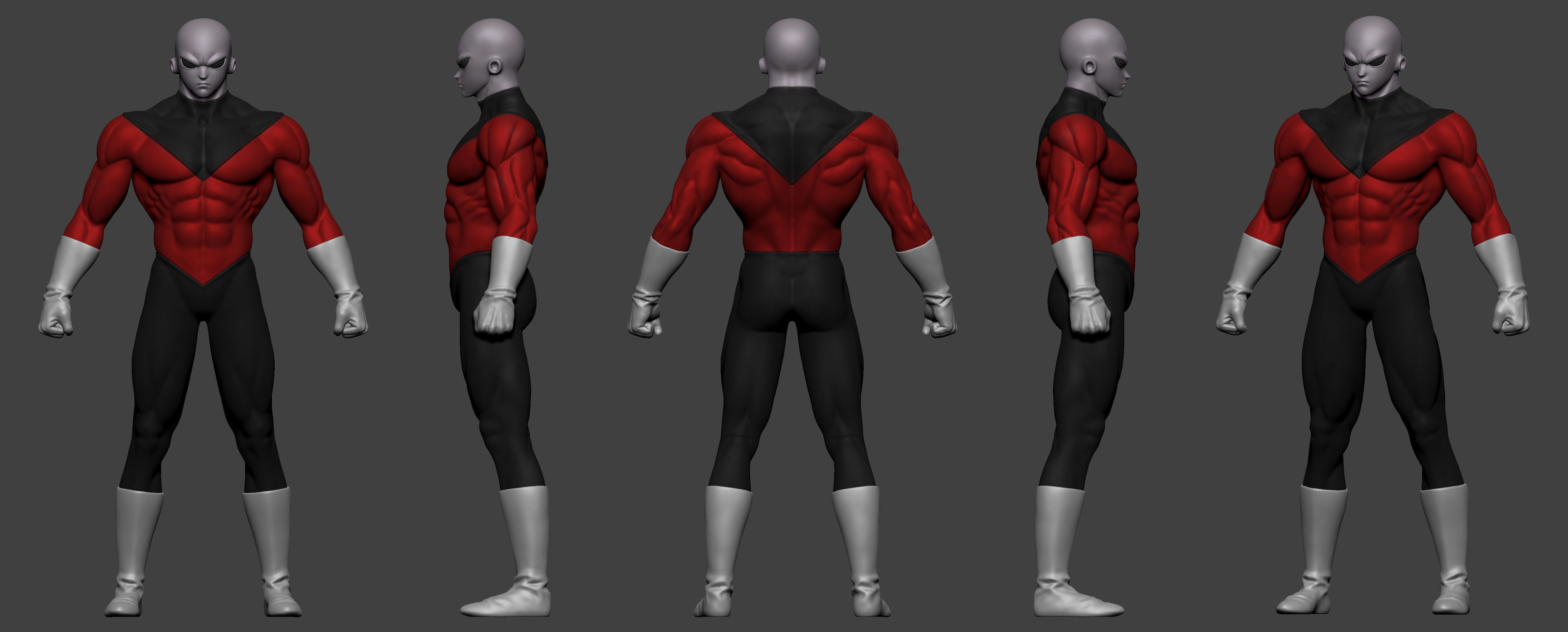 Dragon ball super Fan art 3D print model Jiren 3D print model_4