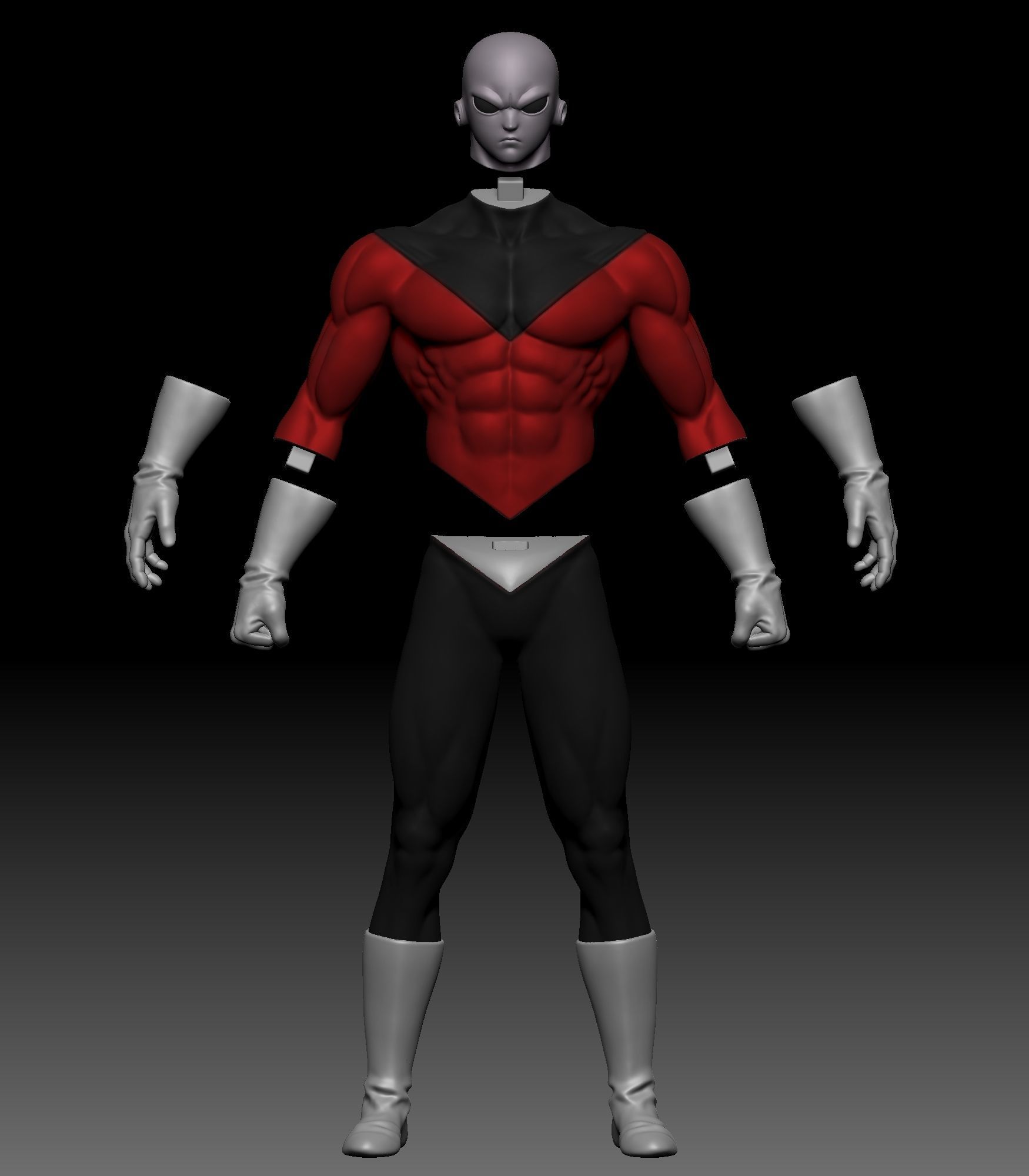 Dragon ball super Fan art 3D print model Jiren 3D print model_3