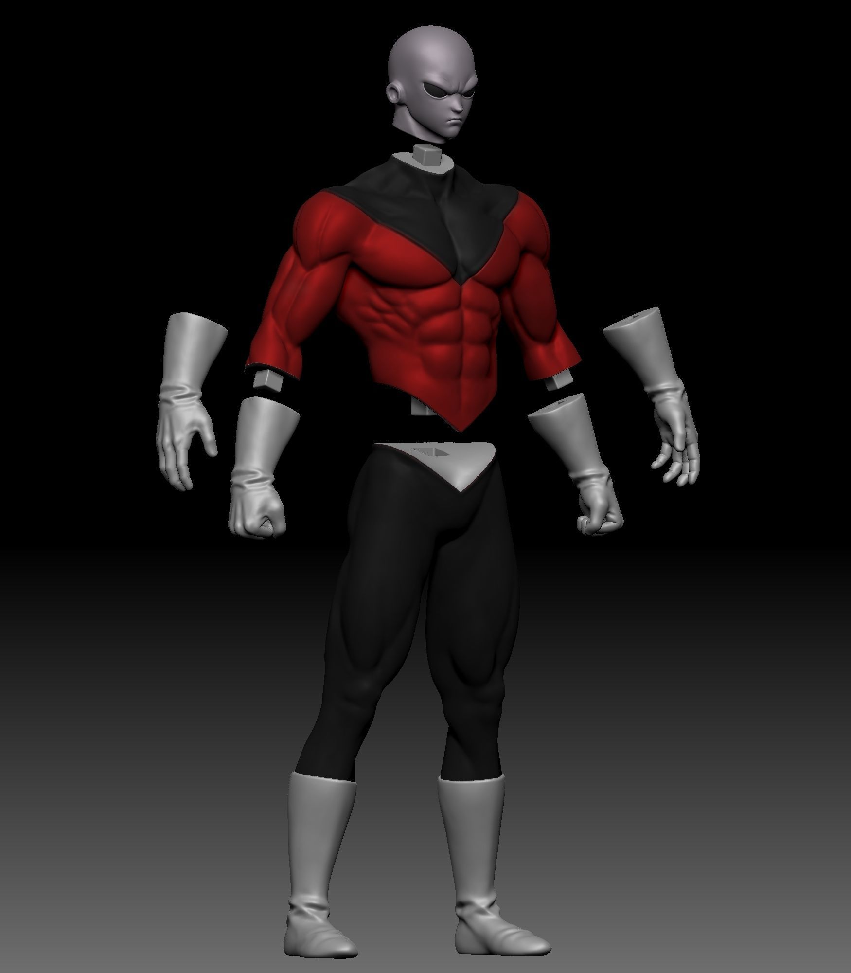 Dragon ball super Fan art 3D print model Jiren 3D print model_2
