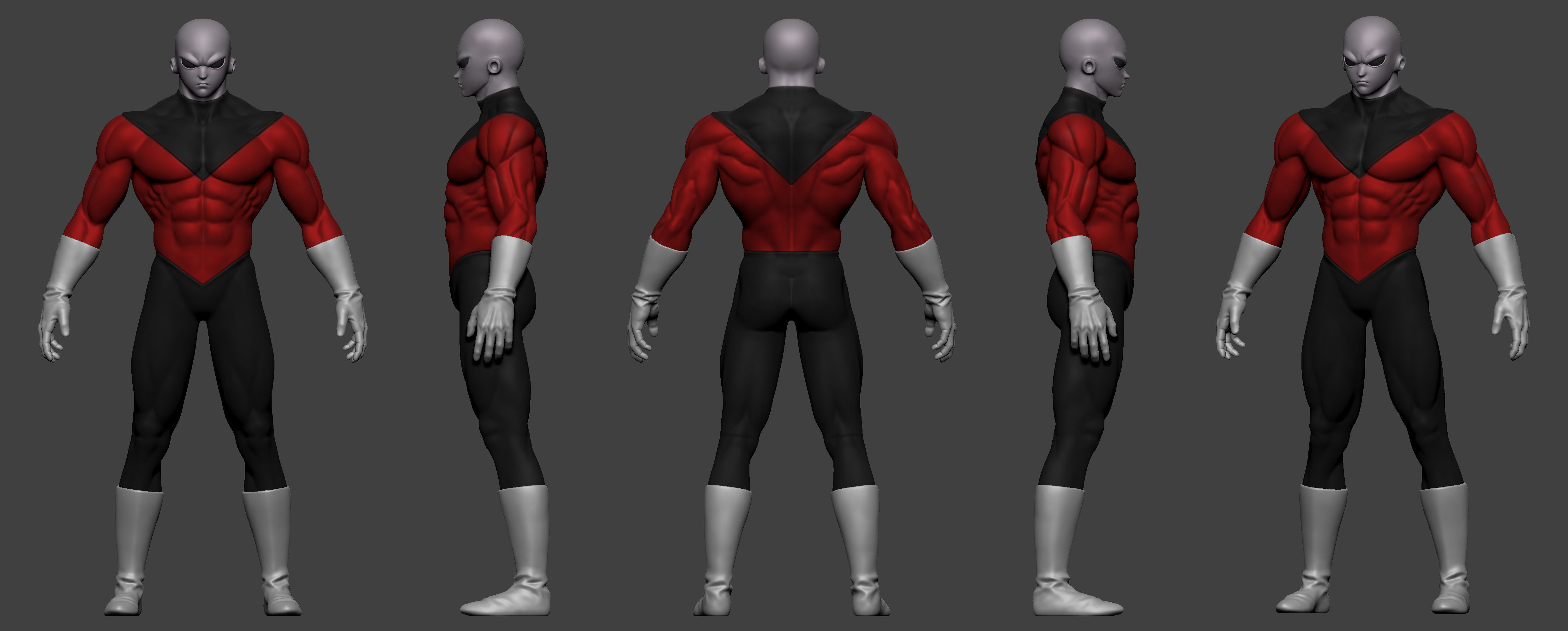 Dragon ball super Fan art 3D print model Jiren 3D print model_5