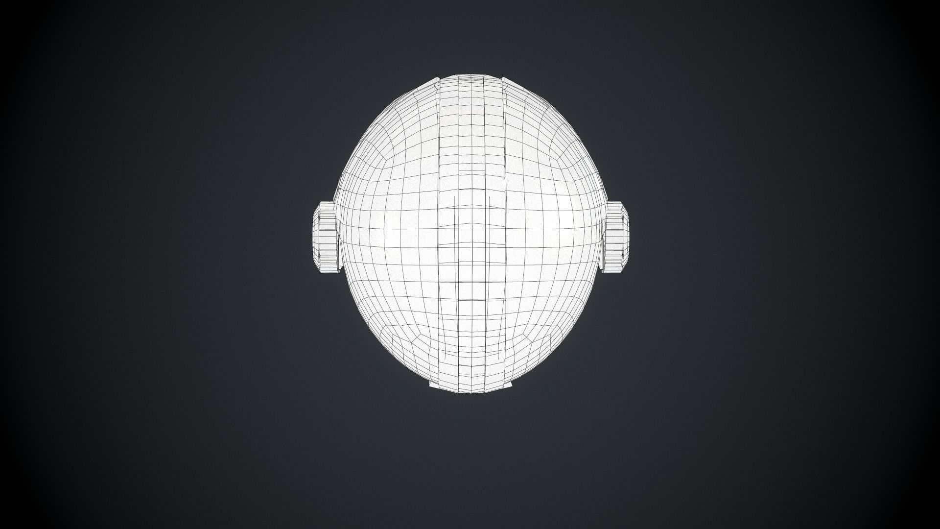 The Mandalorian helmet  Low-poly 3D model_13