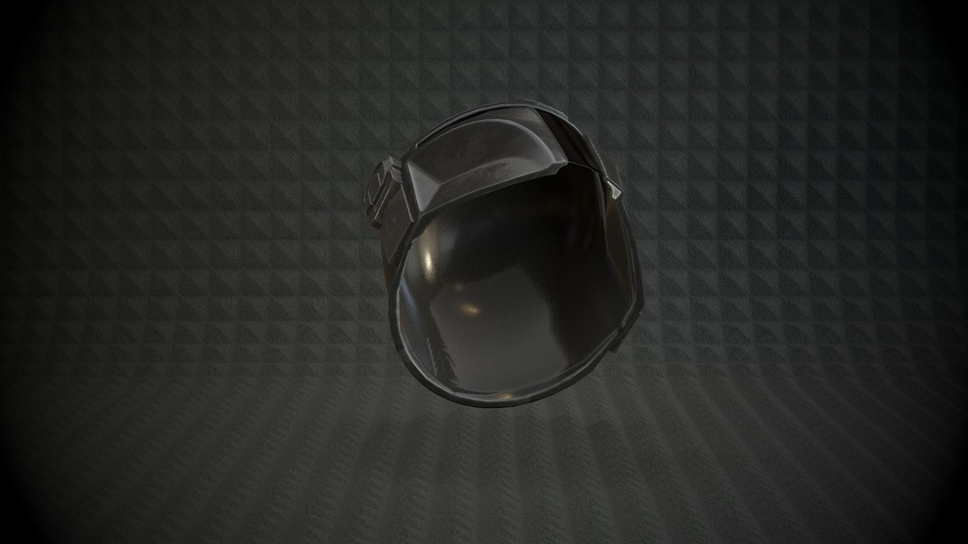 The Mandalorian helmet  Low-poly 3D model_7