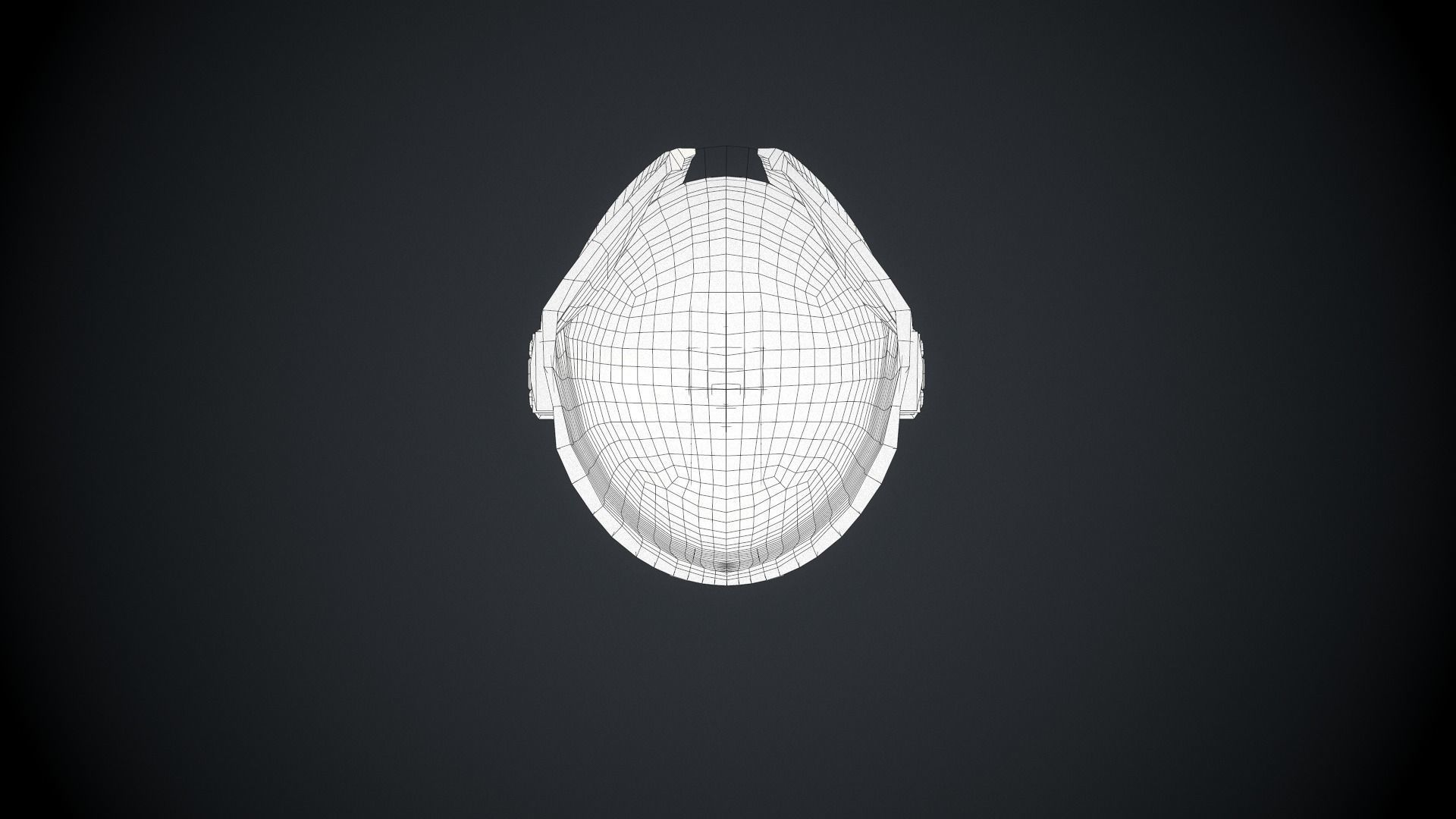 The Mandalorian helmet  Low-poly 3D model_14