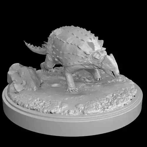 Ankylosaurus  Dinosaur   3D Print Model 3D print model