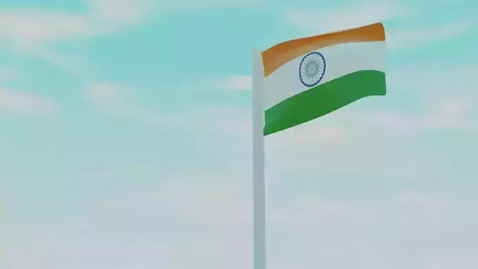 flag post animation