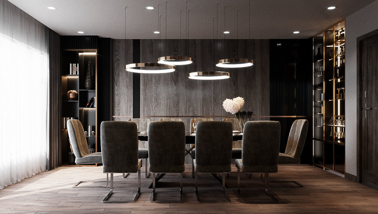 dinning room 3D model_2