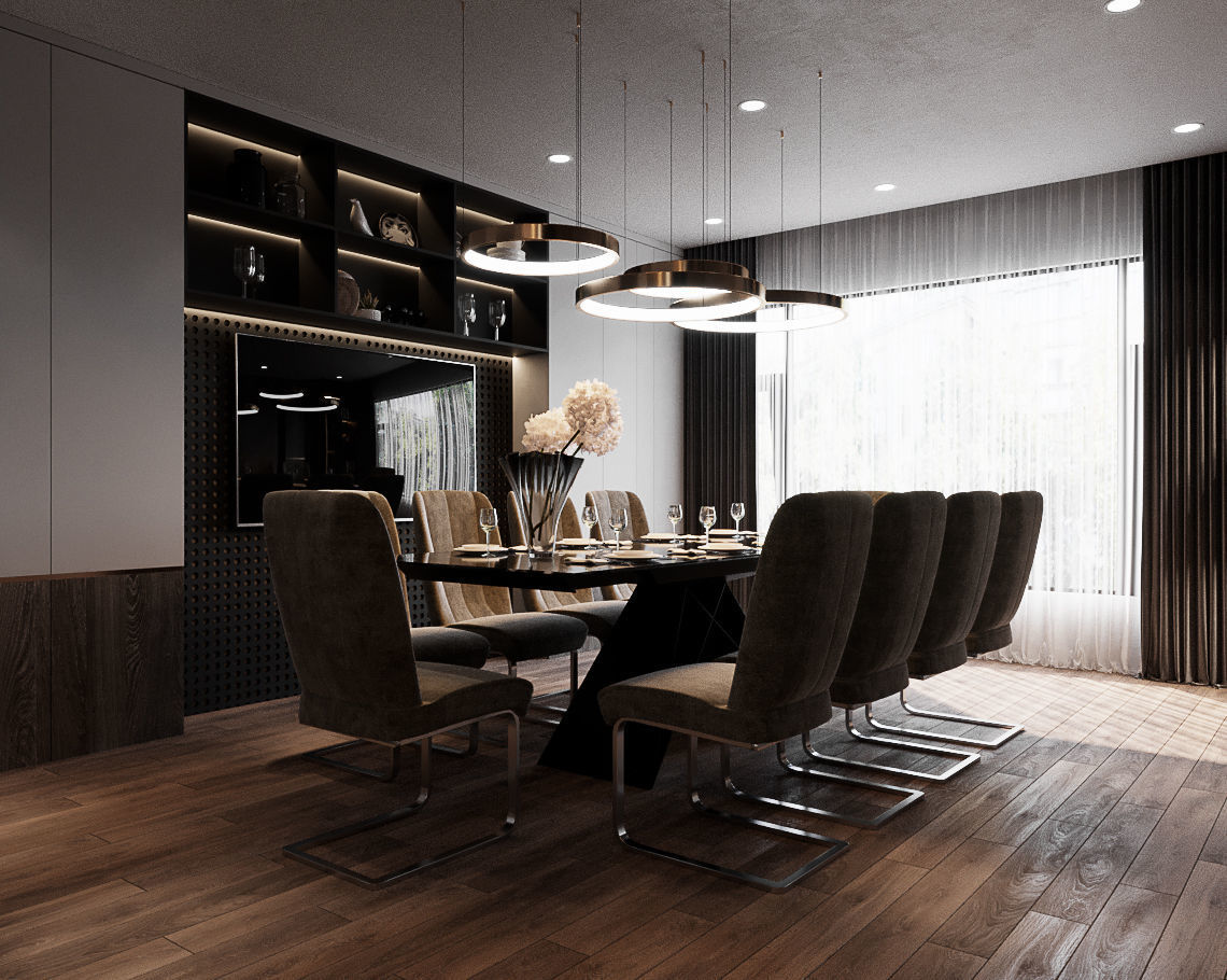 dinning room 3D model_4