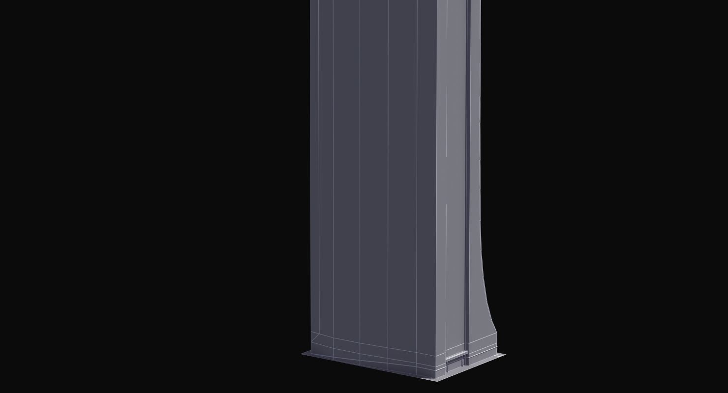 Skyscraper Building Low-poly 3D model_17