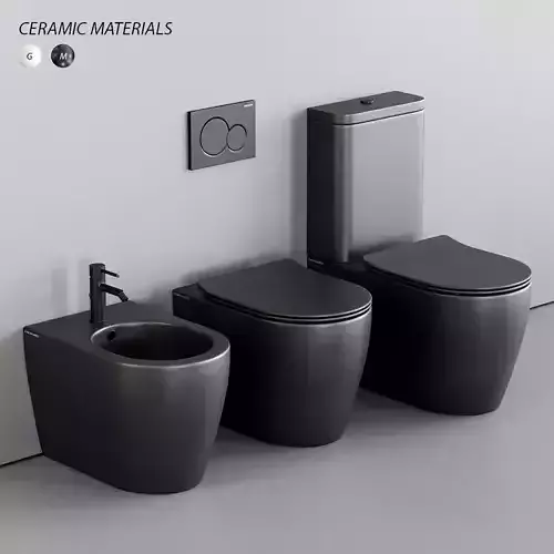 Scarabeo Ceramiche Moon WC Low-poly 3D model