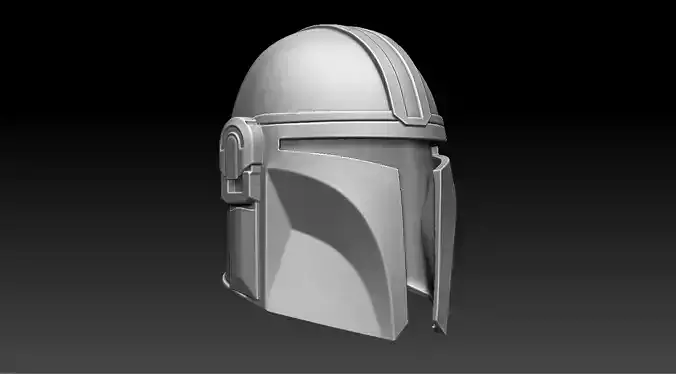 The Mandalorian Helmet