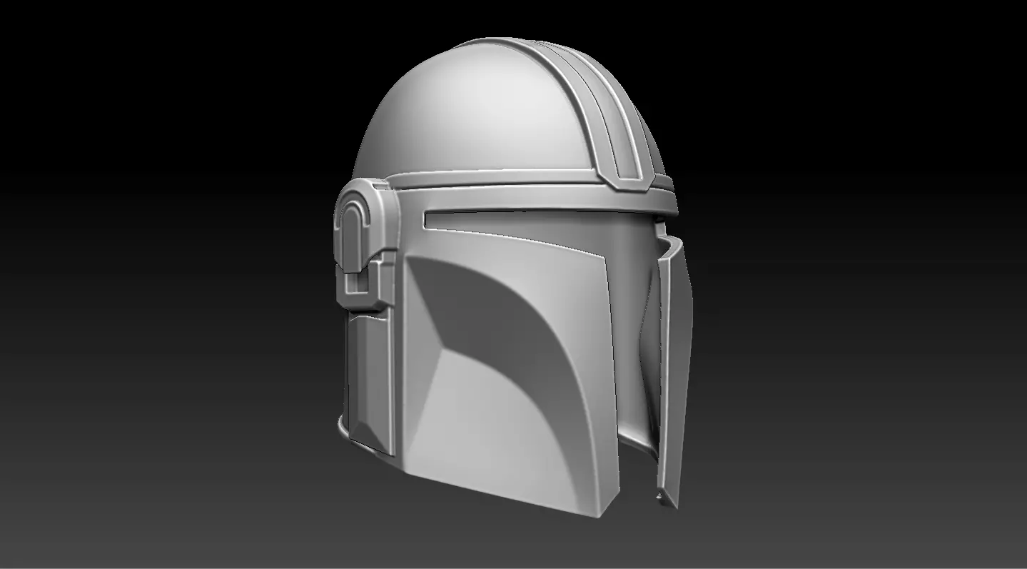 The Mandalorian Helmet 3D print model_0