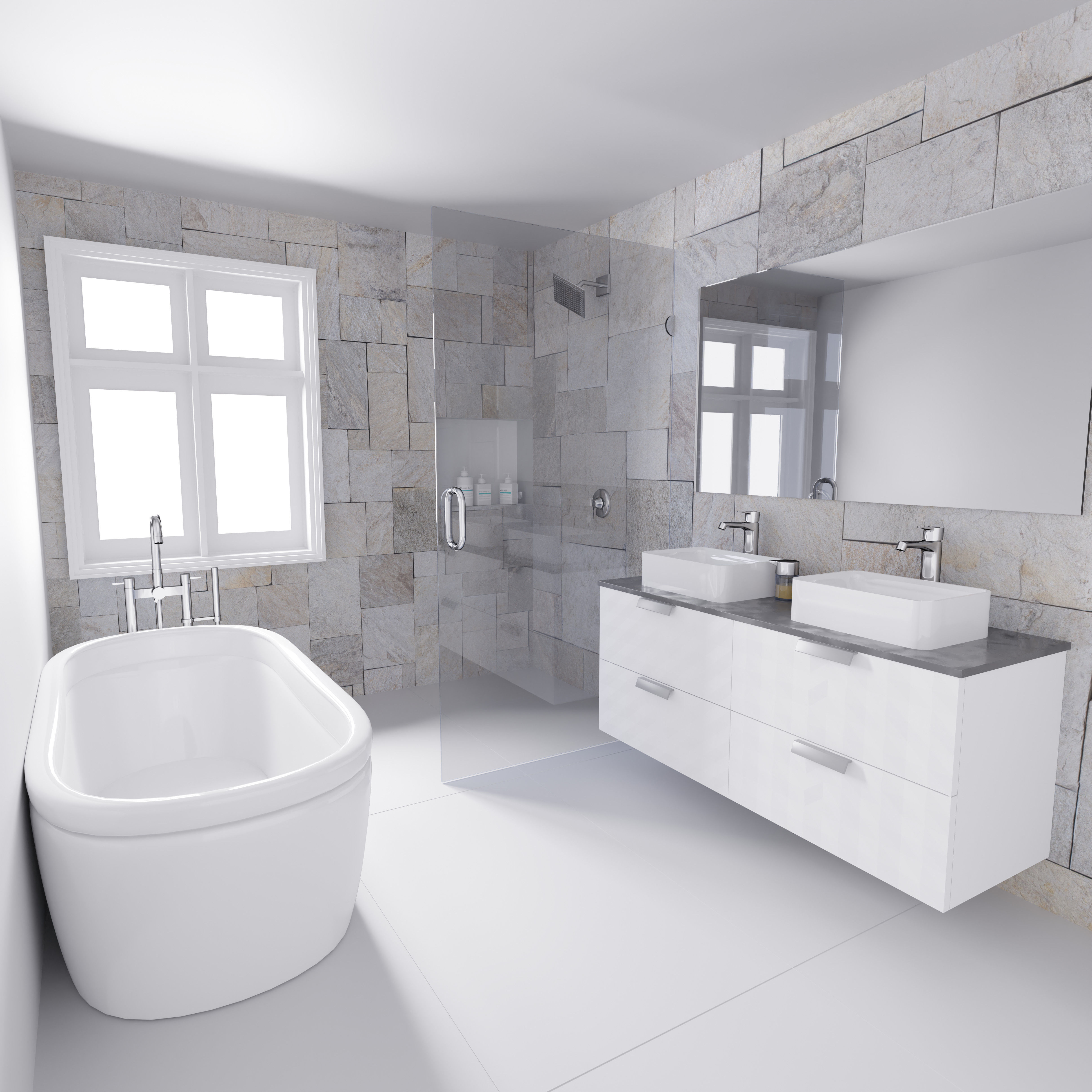 Bathroom Assets 3D Model Collection_1