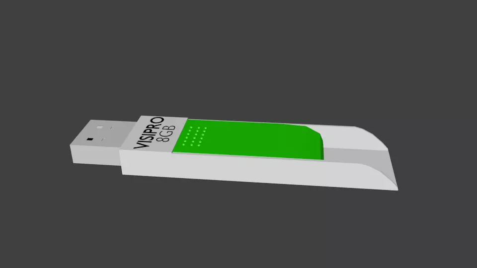 USB Generic Flashdisk 3D model