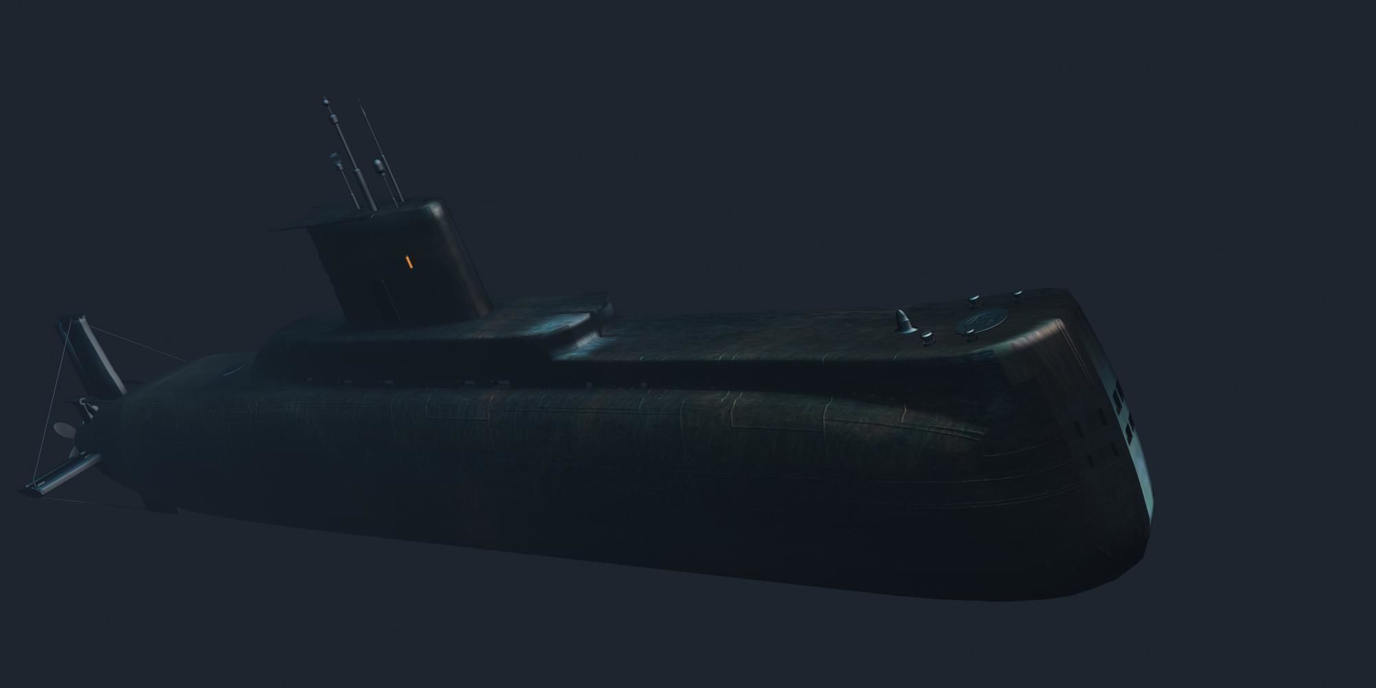 Type 209 Class 3D model Low-poly 3D model_20