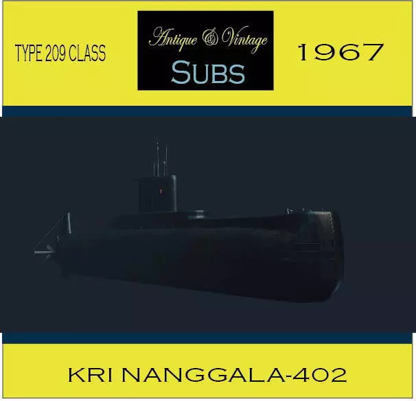Type 209 Class 3D model Low-poly 3D model_0
