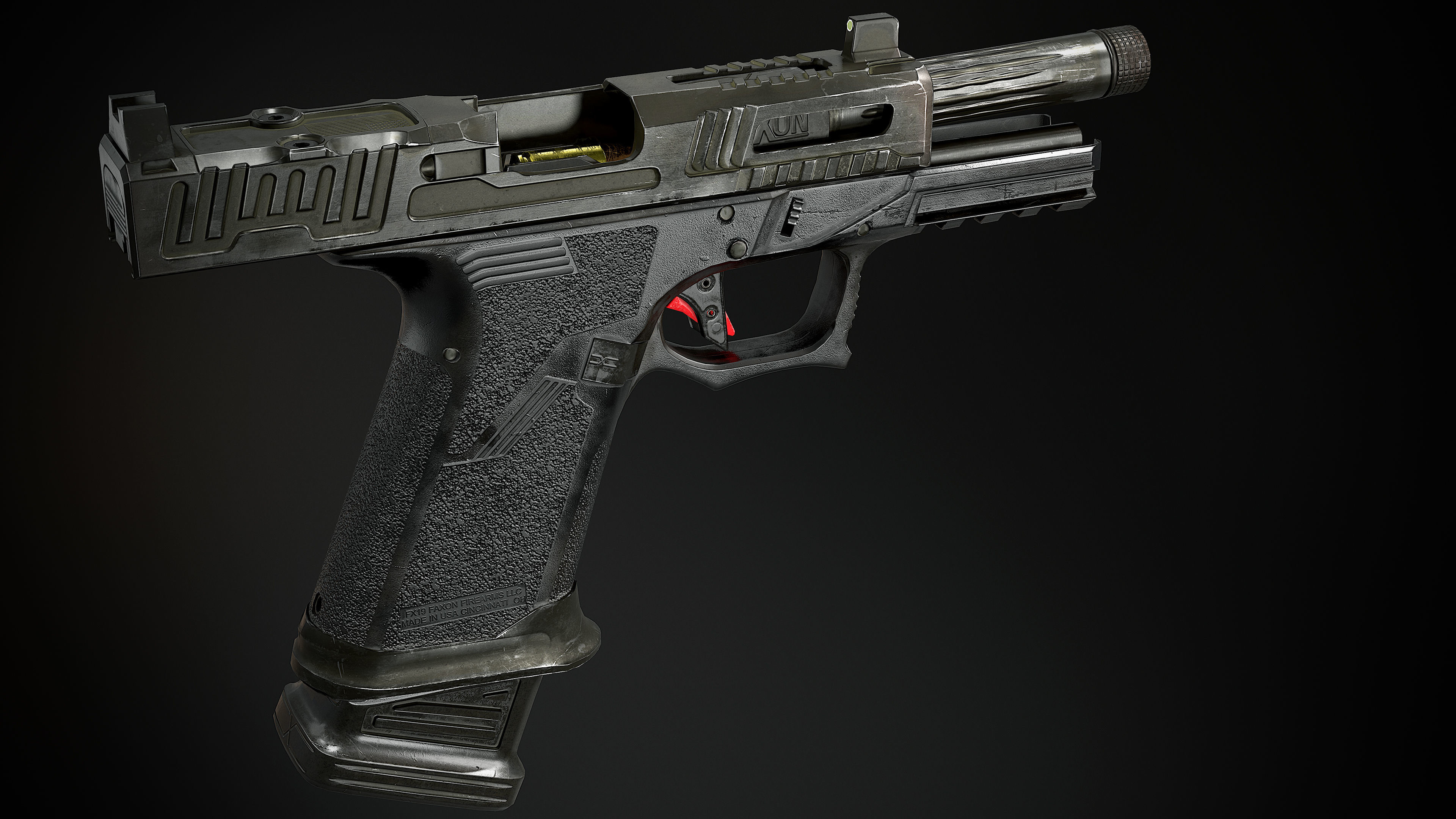 3D model Faxon FX-19 Hellfire VR / AR / low-poly | CGTrader