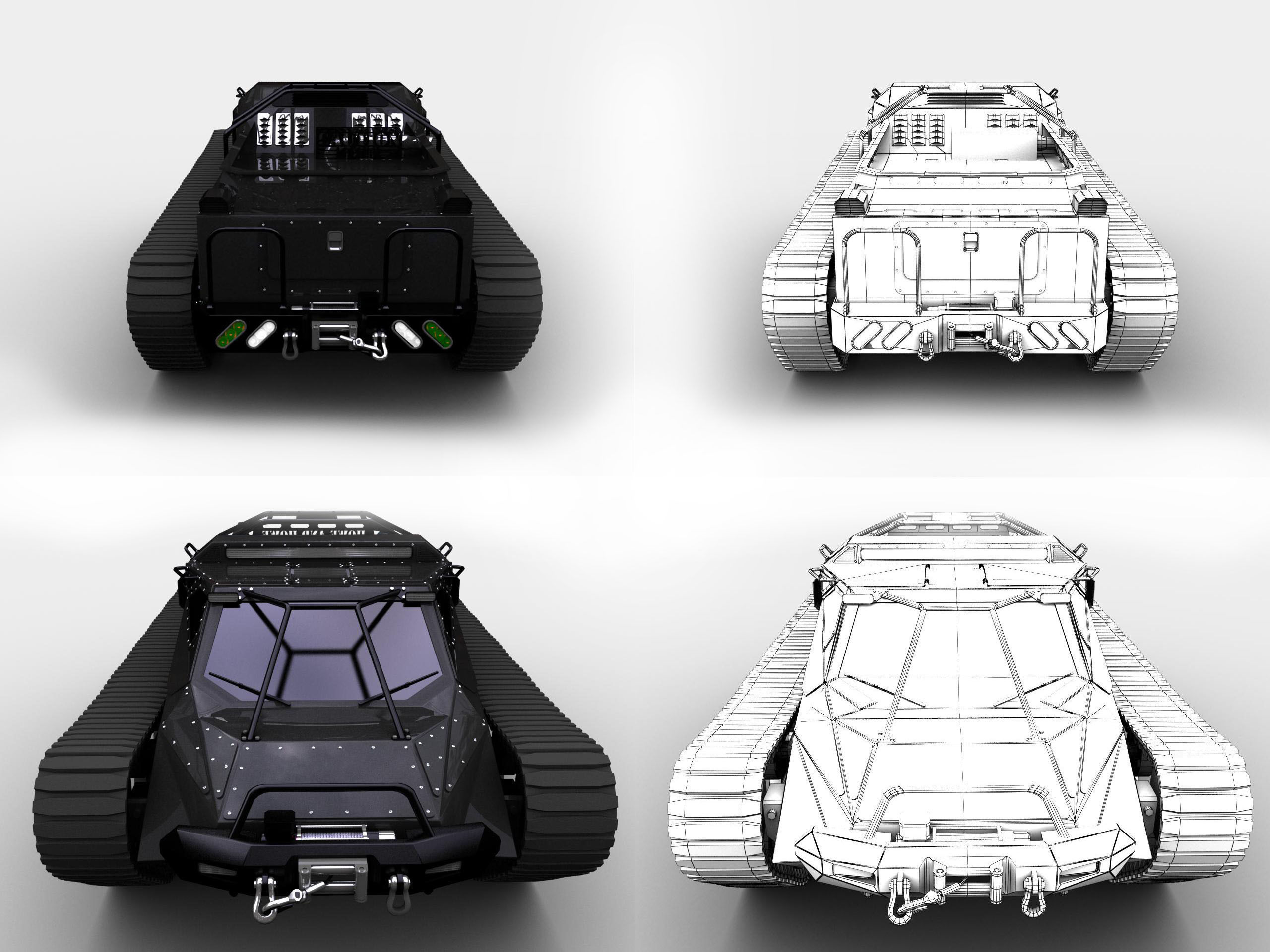 3D model Ripsaw VR / AR / low-poly | CGTrader