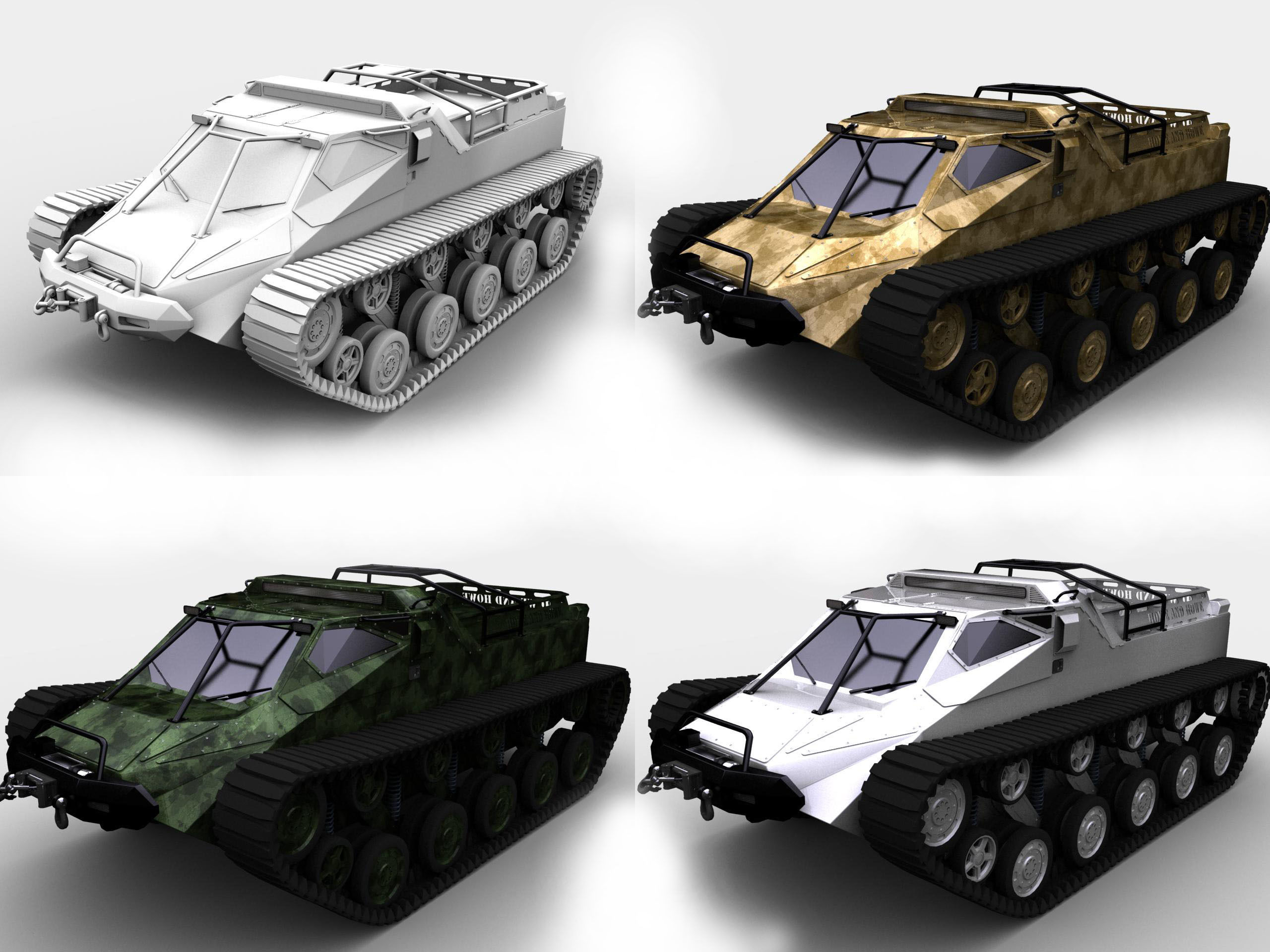 3D model Ripsaw VR / AR / low-poly | CGTrader