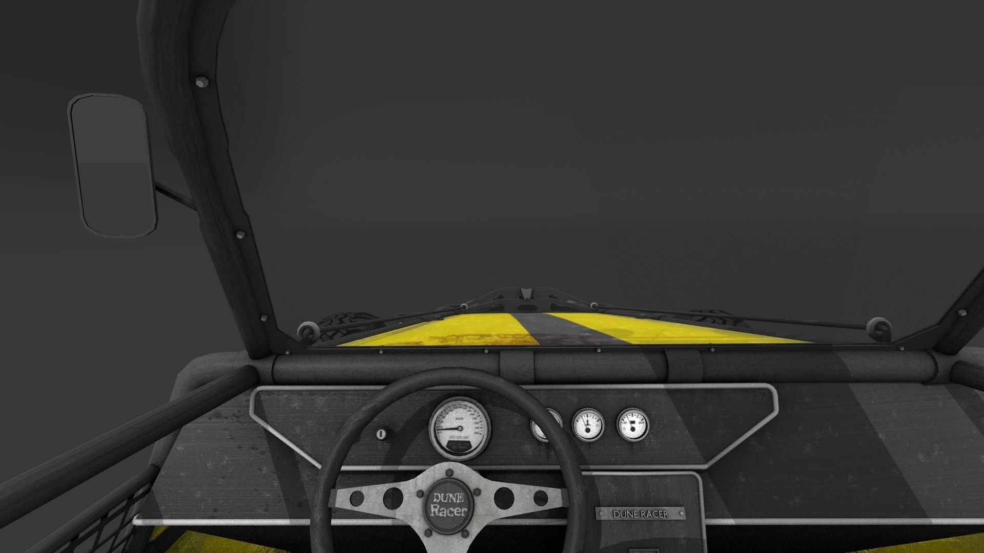 Dune Buggy Low-poly 3D model_6