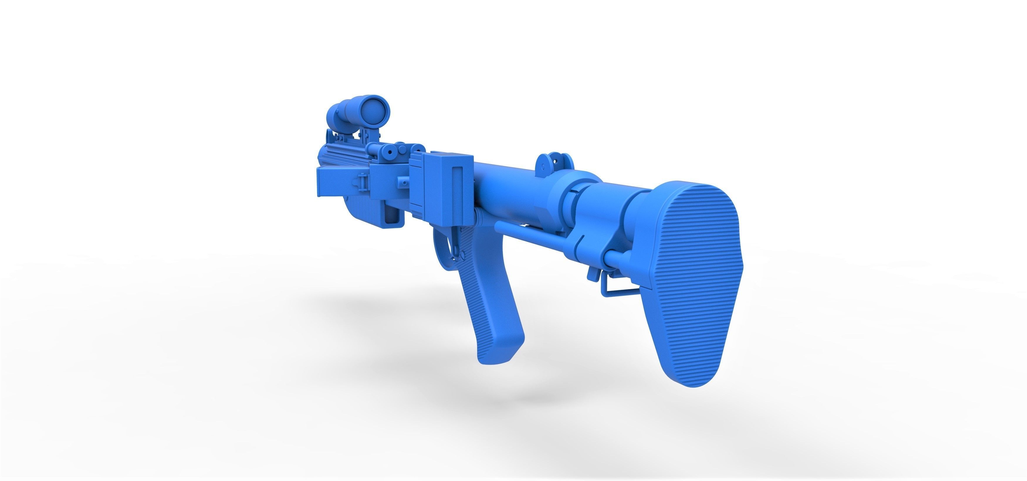 Range trooper Blaster rifle E-10R from Solo A Star Wars Story 3D model_21