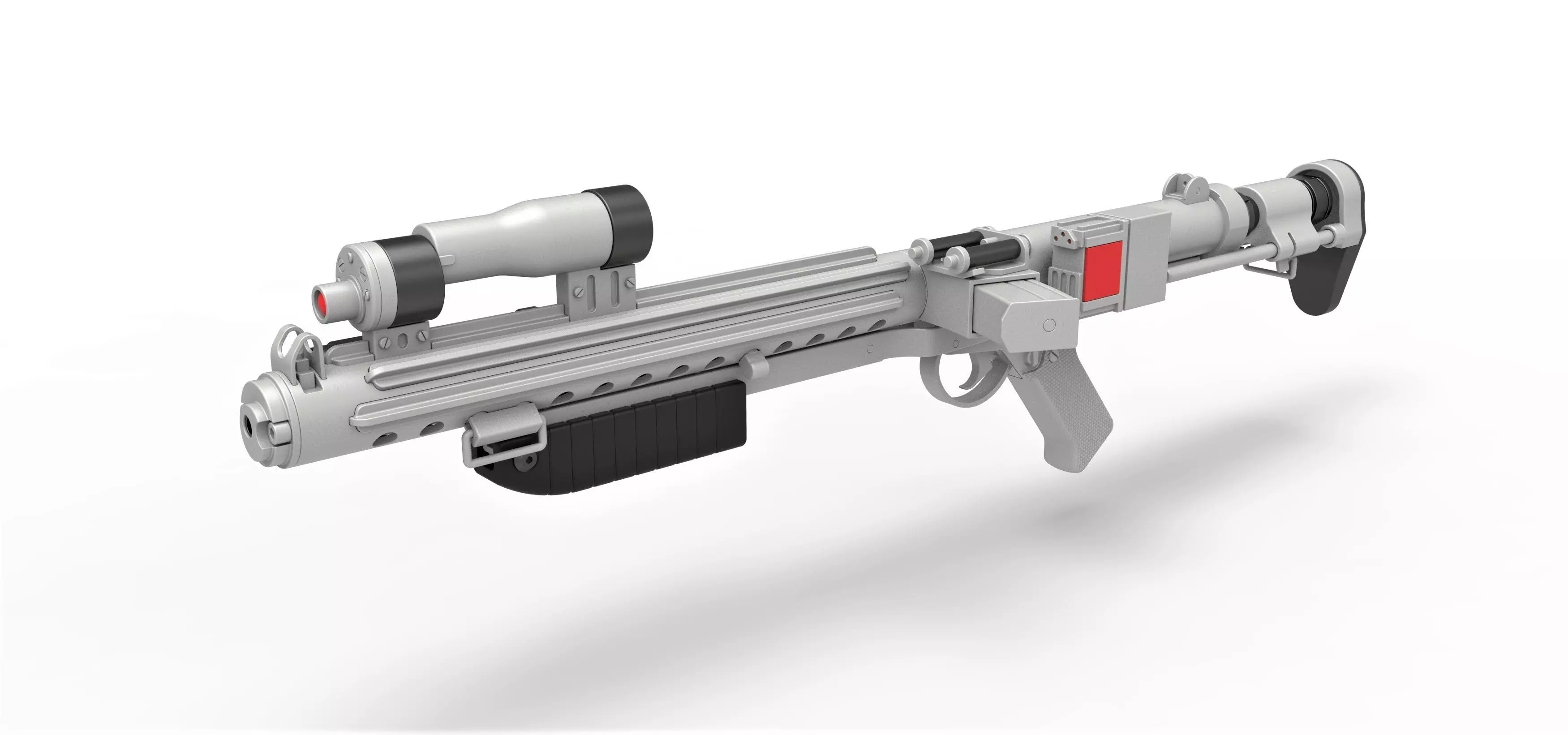 Range trooper Blaster rifle E-10R from Solo A Star Wars Story 3D model_0