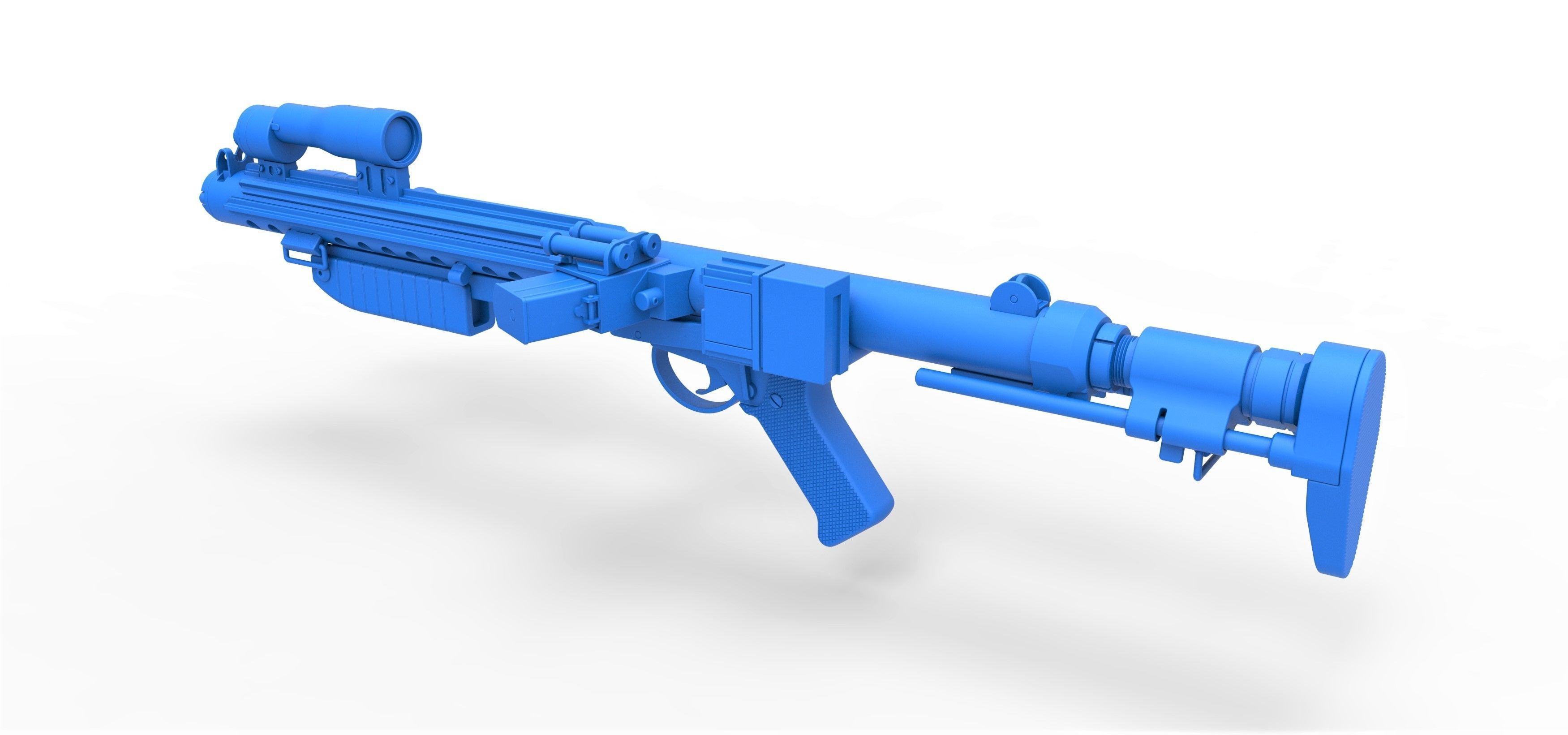 Range trooper Blaster rifle E-10R from Solo A Star Wars Story 3D model_20