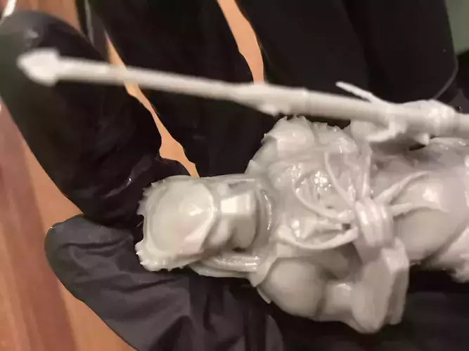 Predator Statue Fanmade for Wargaming Tabletop or Diorama