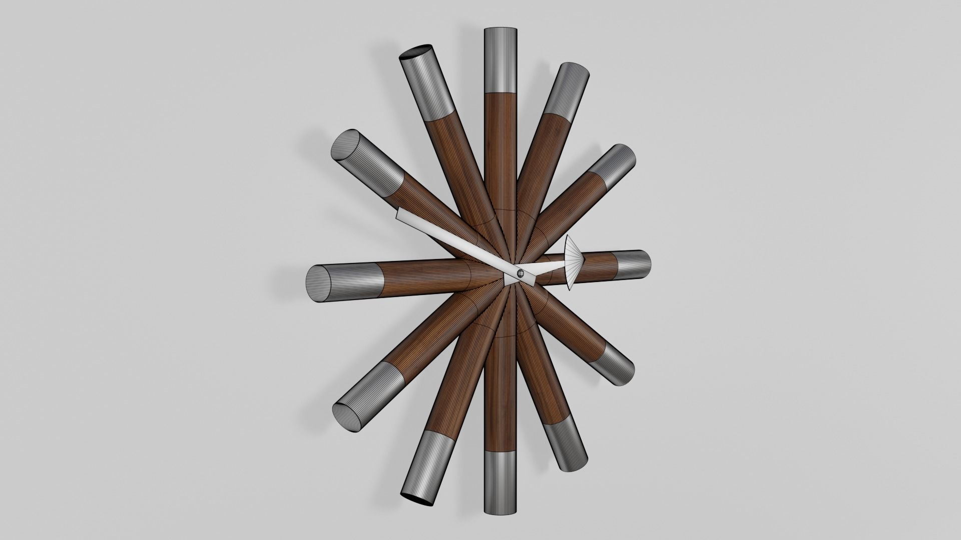Wheel Clock 3D model | CGTrader