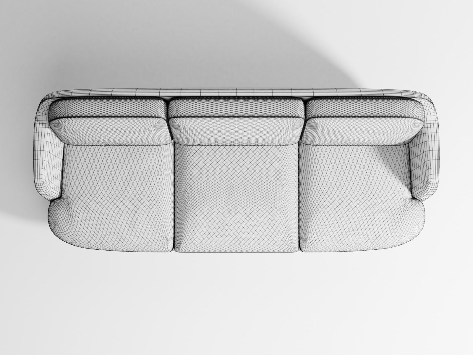 Lune sofa 3-seater 3D model_12