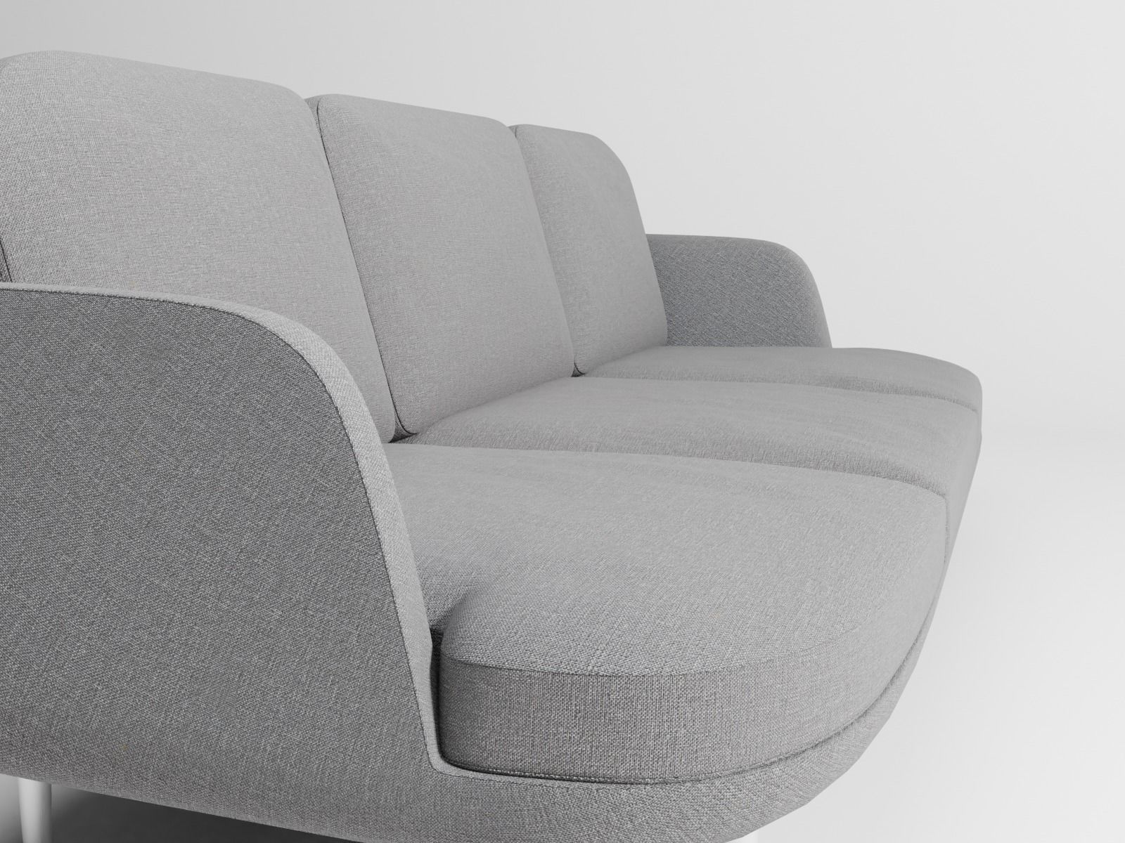 Lune sofa 3-seater 3D model_10