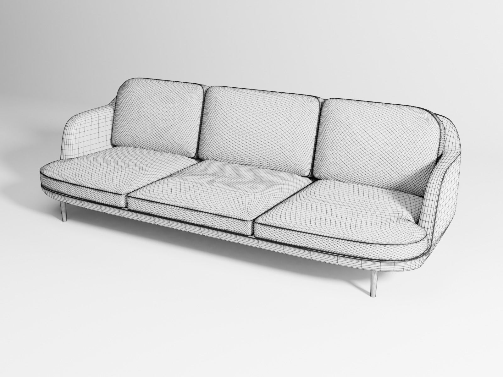 Lune sofa 3-seater 3D model_13